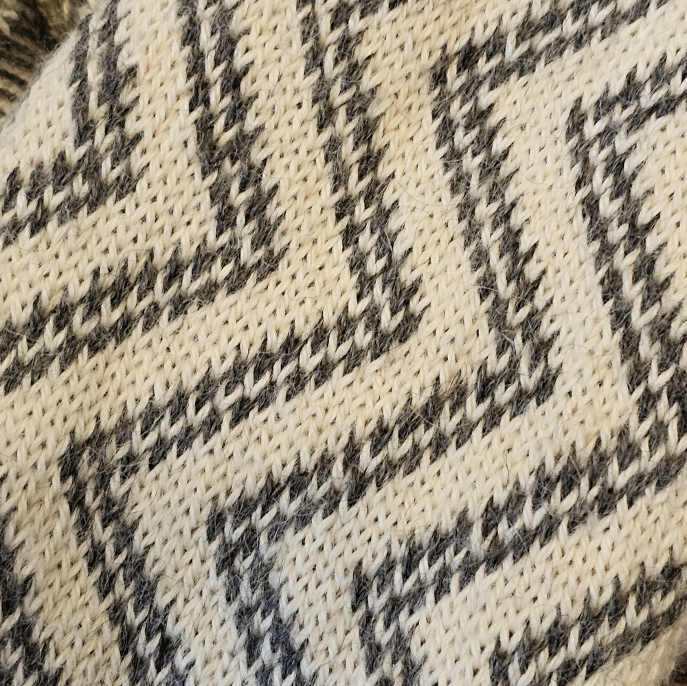 Greenola Style 100% Alpaca soft winter‎ Chevron infinity scarf wrap EUC - Picture 2 of 4